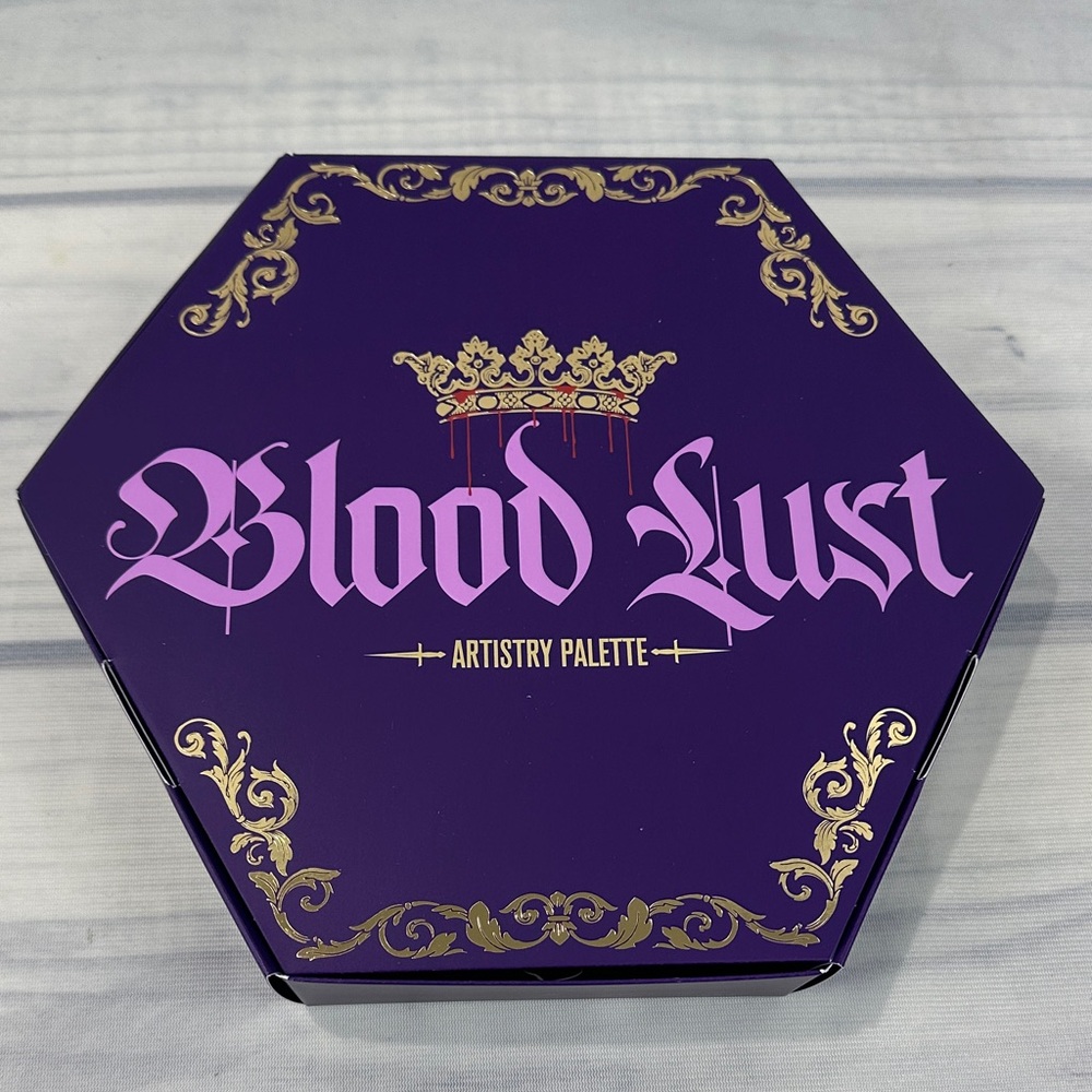 Jeffree Star Blood Lust Artistry Palette - Purple and Gold